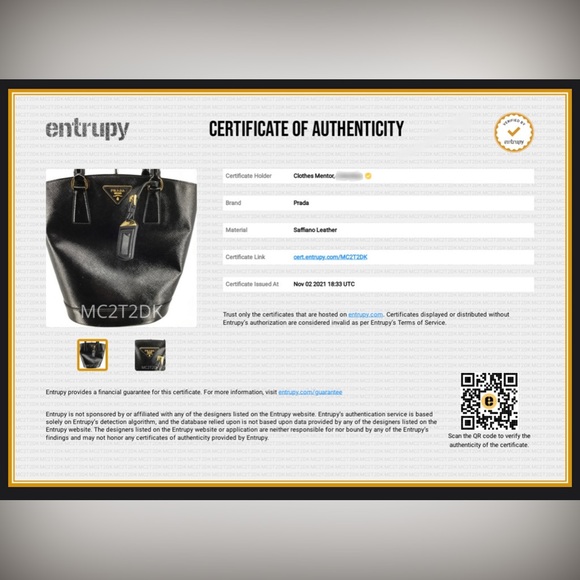 Prada Saffiano Vernice Bucket Bag, Nero - Picture 16 of 16